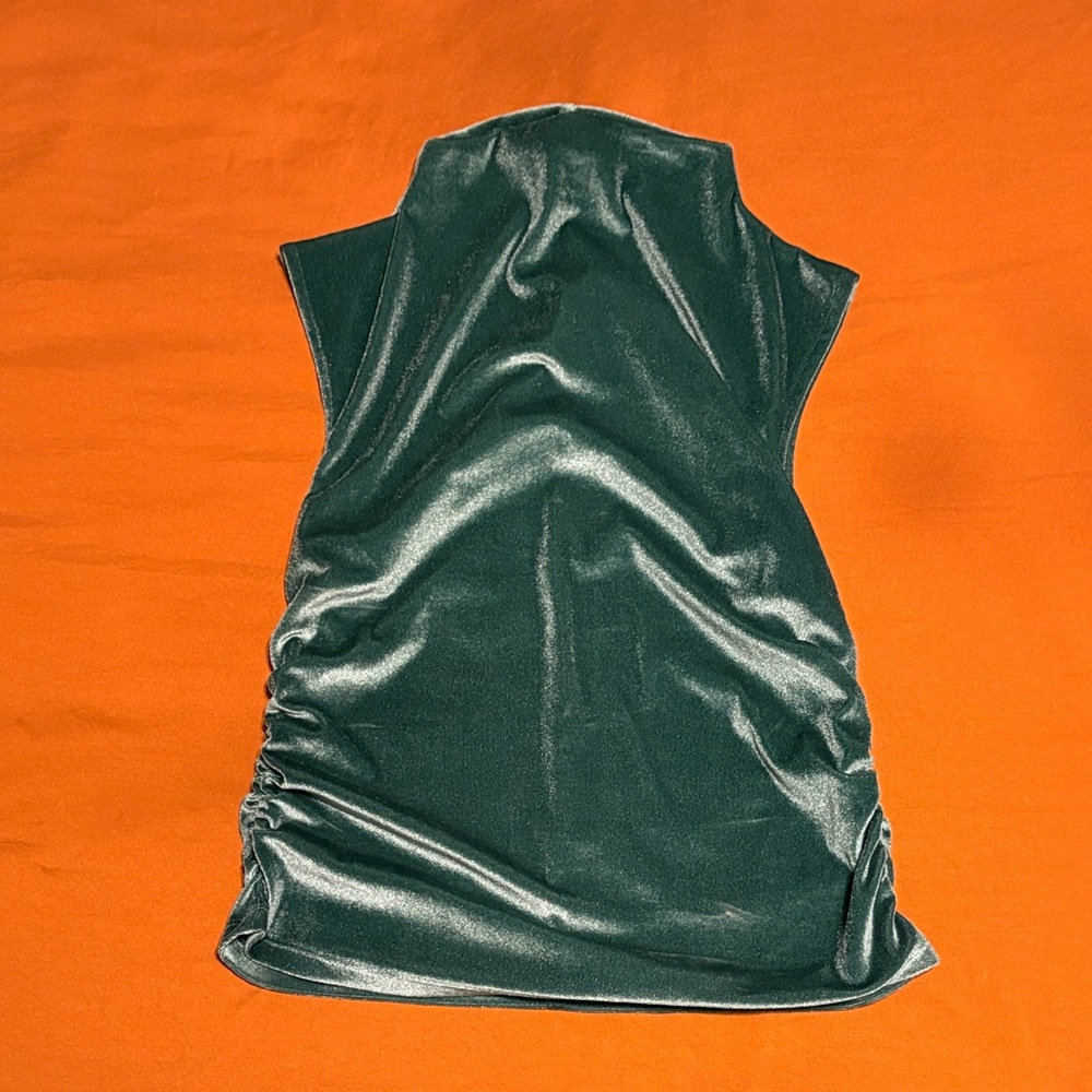 A new day mock turtleneck tank top
